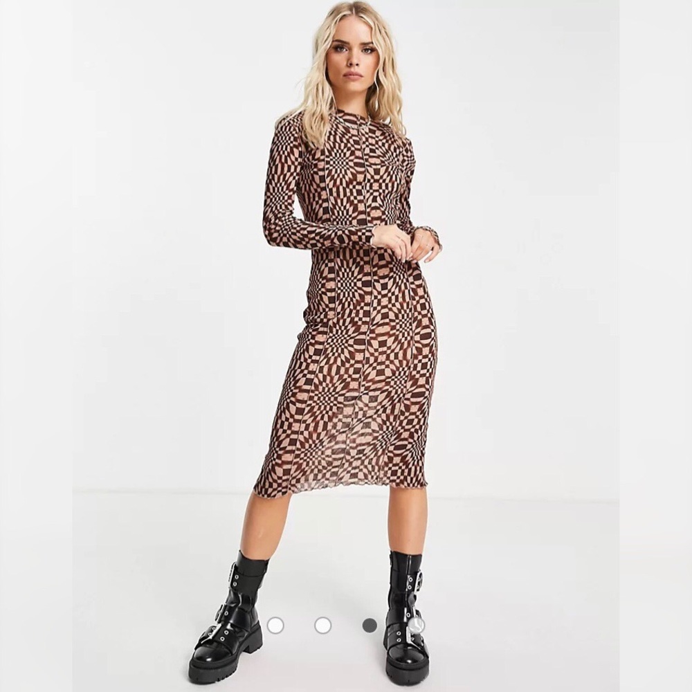 ASOS Topshop Op Art Dress